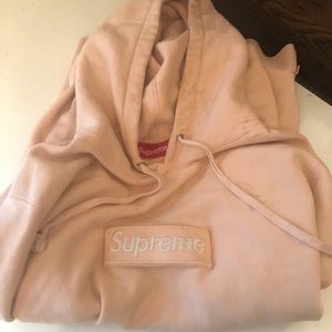 SUPREME BOX LOGO (PEACH)